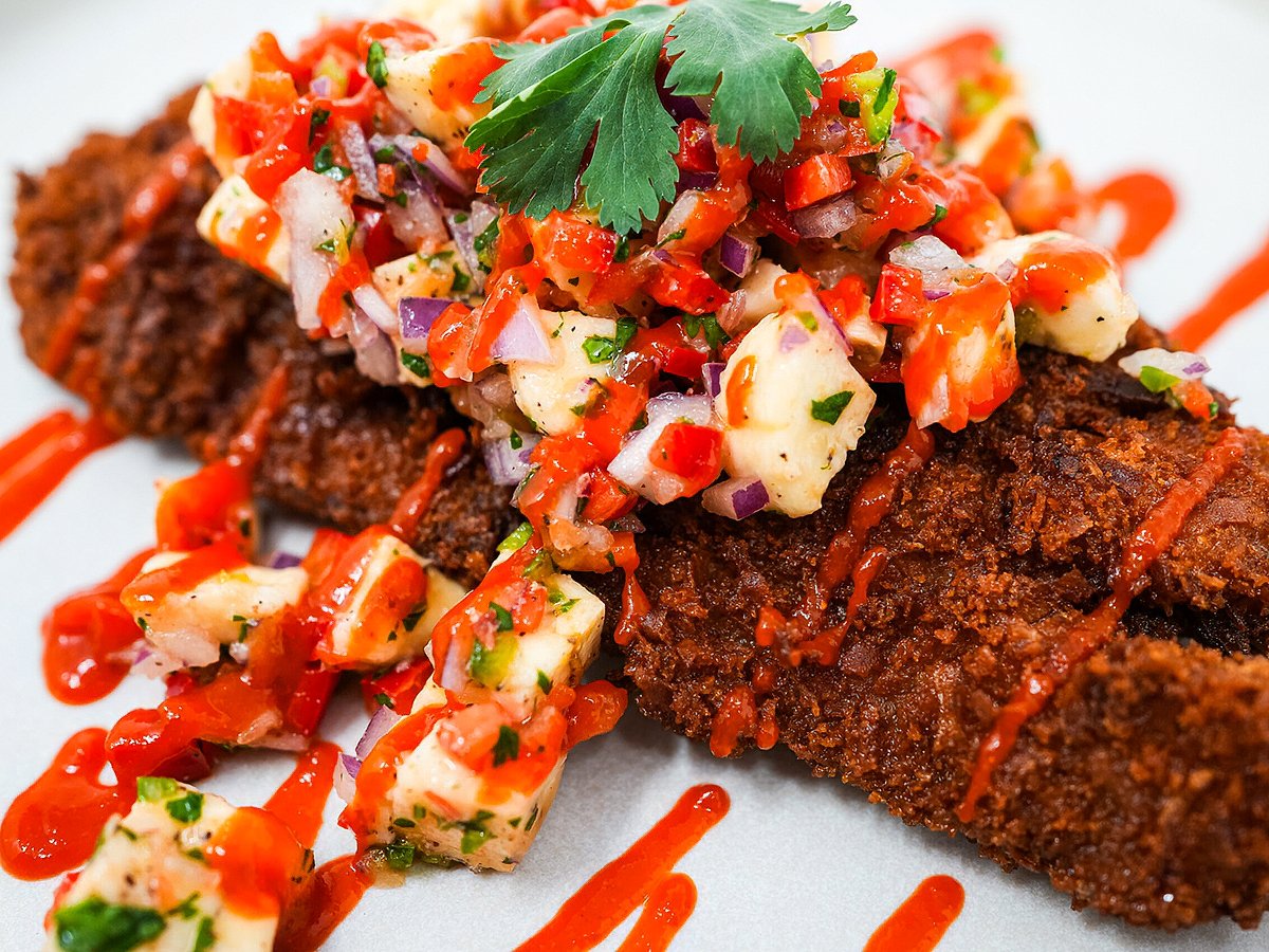 Potato Crusted Baked Grouper