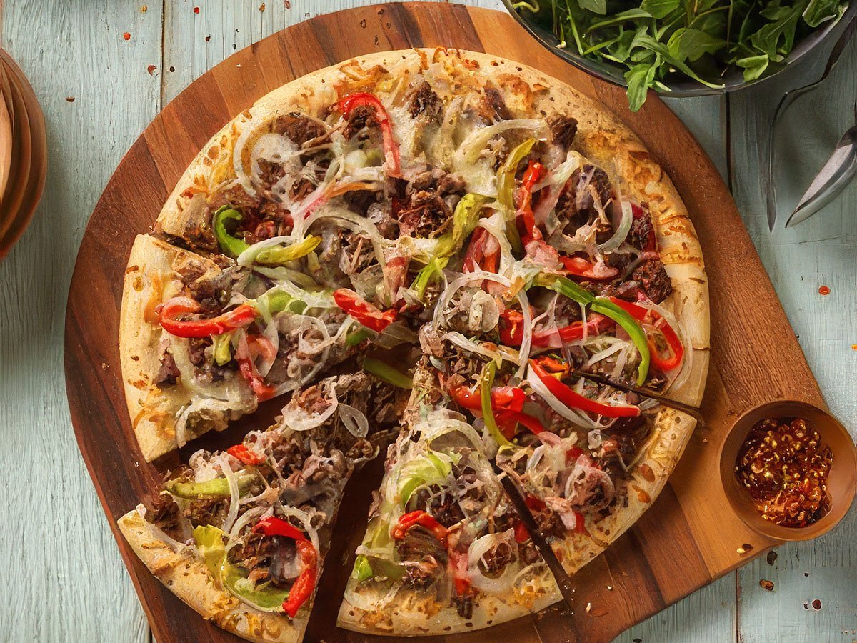 Ground Beef Pizza